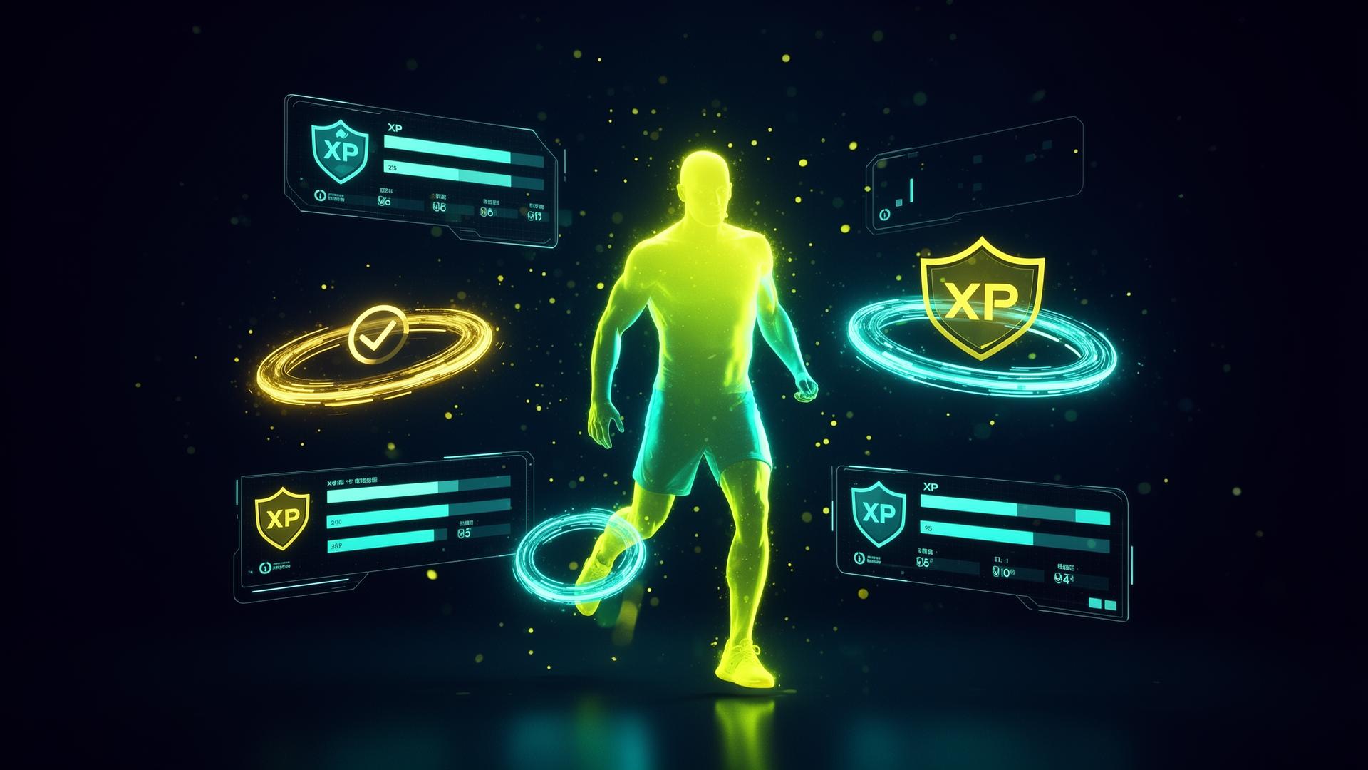 FitQuest gaming dashboard preview